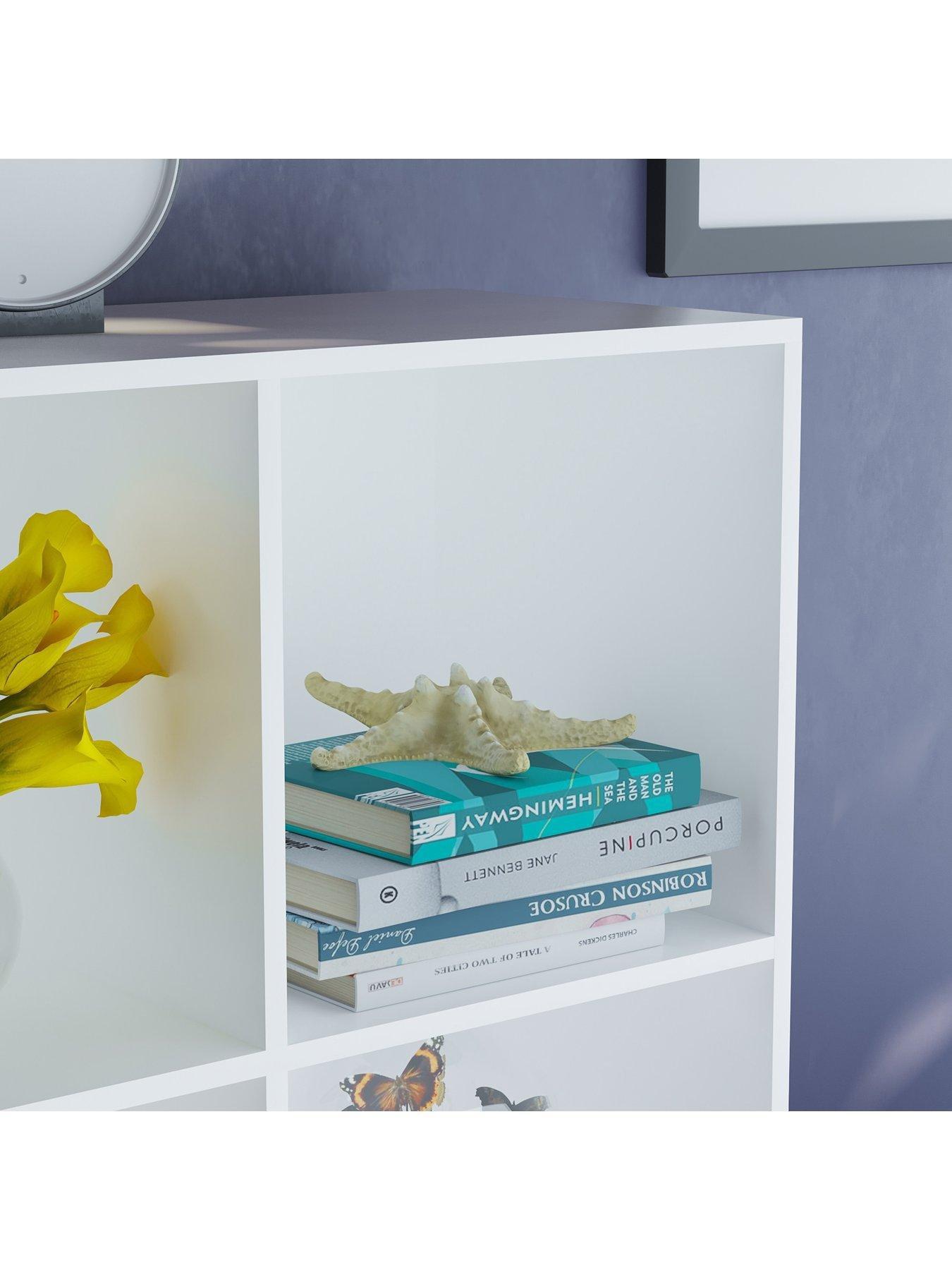 image of vida-designs-durham-3-x-3-cube-storage-unit-white