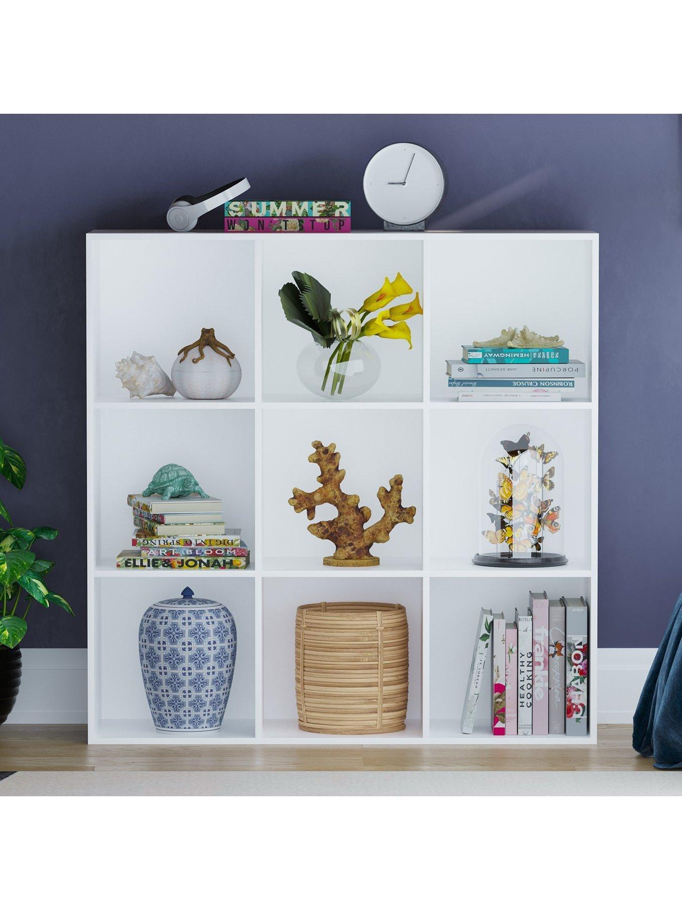  image of vida-designs-durham-3-x-3-cube-storage-unit-white