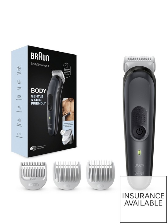 front image of braun-body-groomer-3-bg3350-manscaping-tool-for-men-with-sensitive-comb