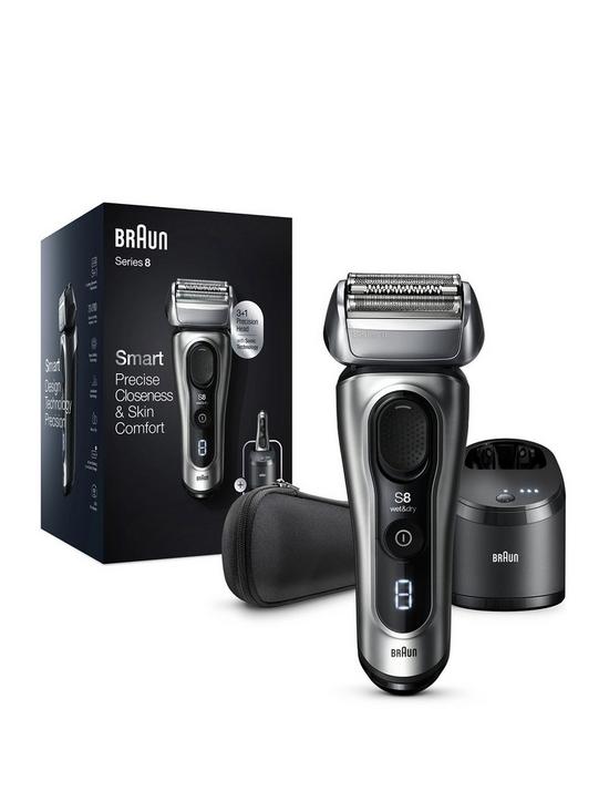front image of braun-series-8-8467cc-electric-shaver-for-men