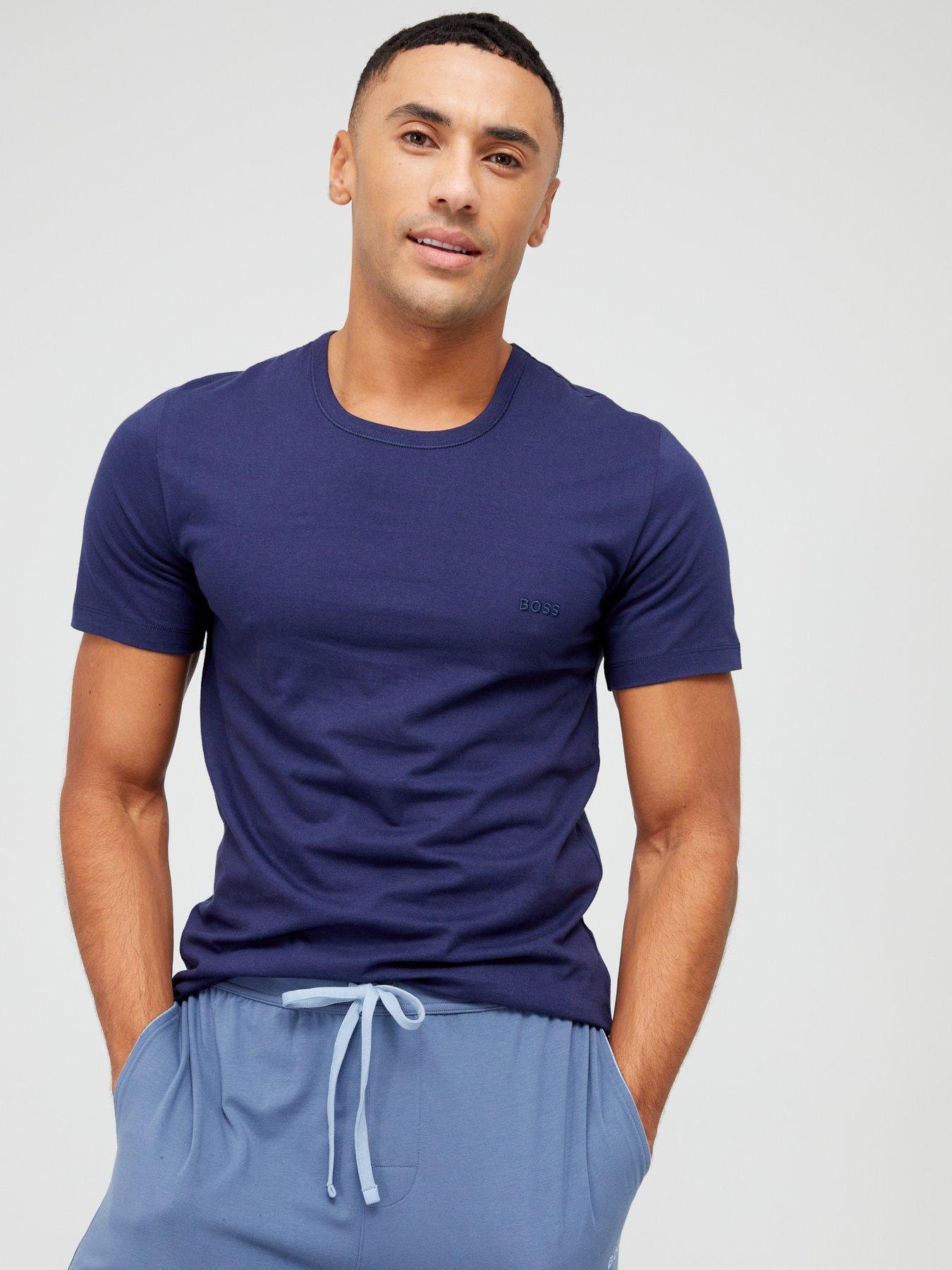 Image 2 of 6 of BOSS 3 Pack Classic Crew T-Shirt - Open Blue