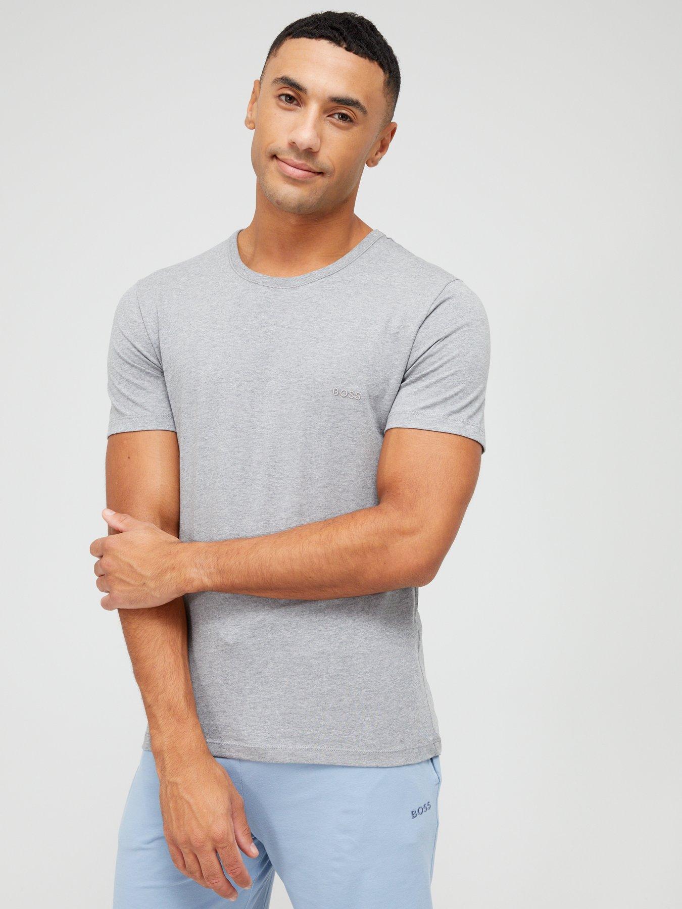 Image 2 of 6 of BOSS 3 Pack Classic Crew T-Shirt - Black/White/Grey