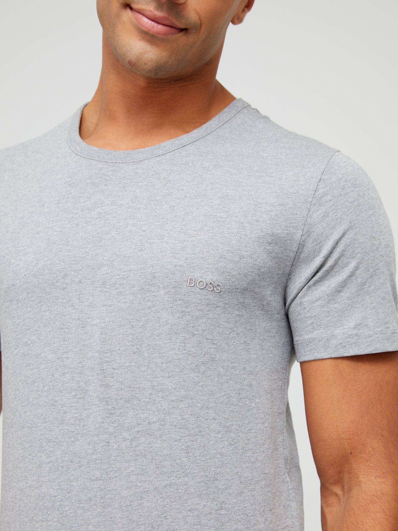 Image 5 of 6 of BOSS 3 Pack Classic Crew T-Shirt - Black/White/Grey