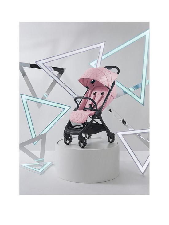 stillFront image of silver-cross-clic-stroller-pink