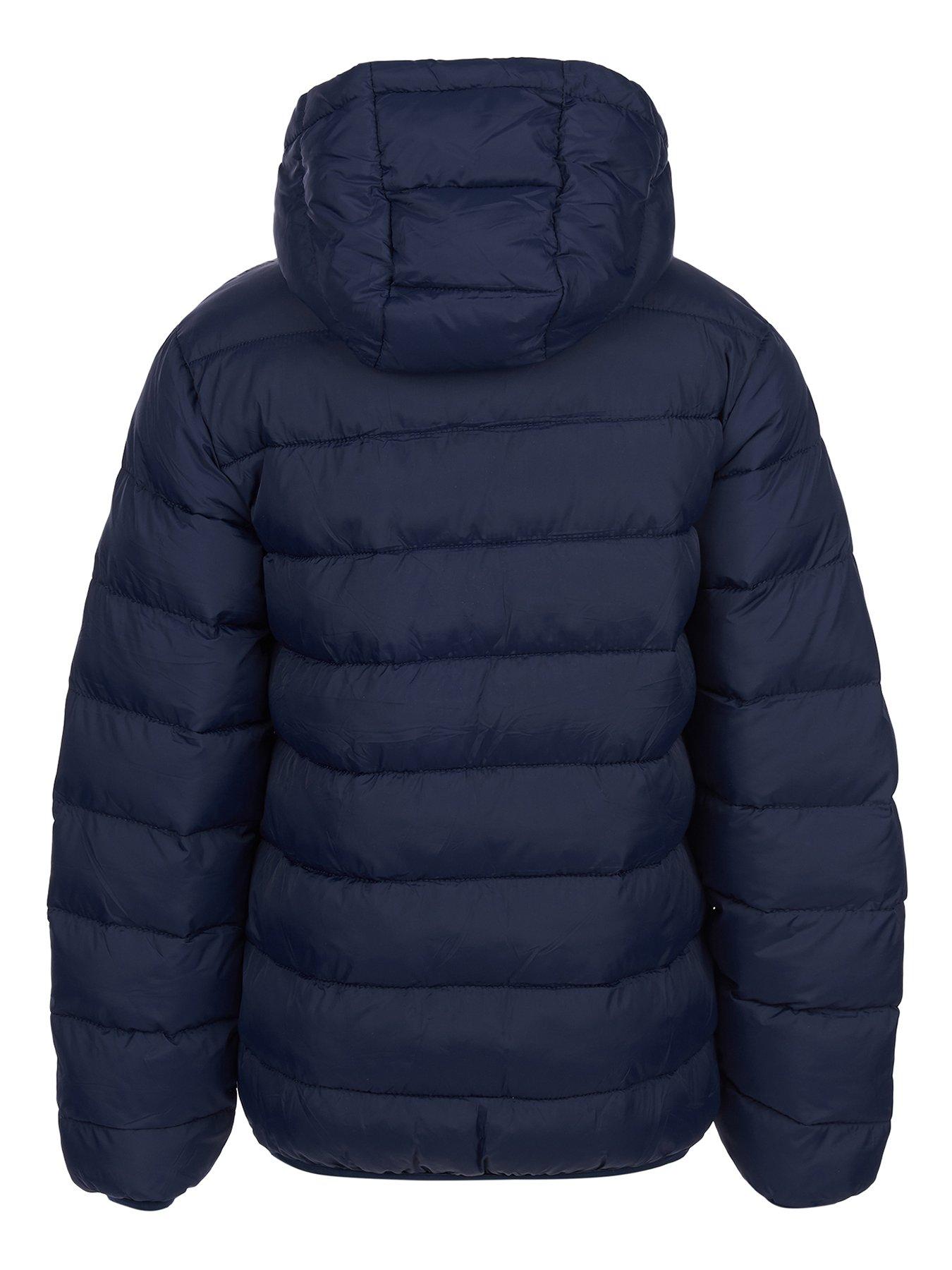 Lyle and scott cheap hooded padded jacket navy