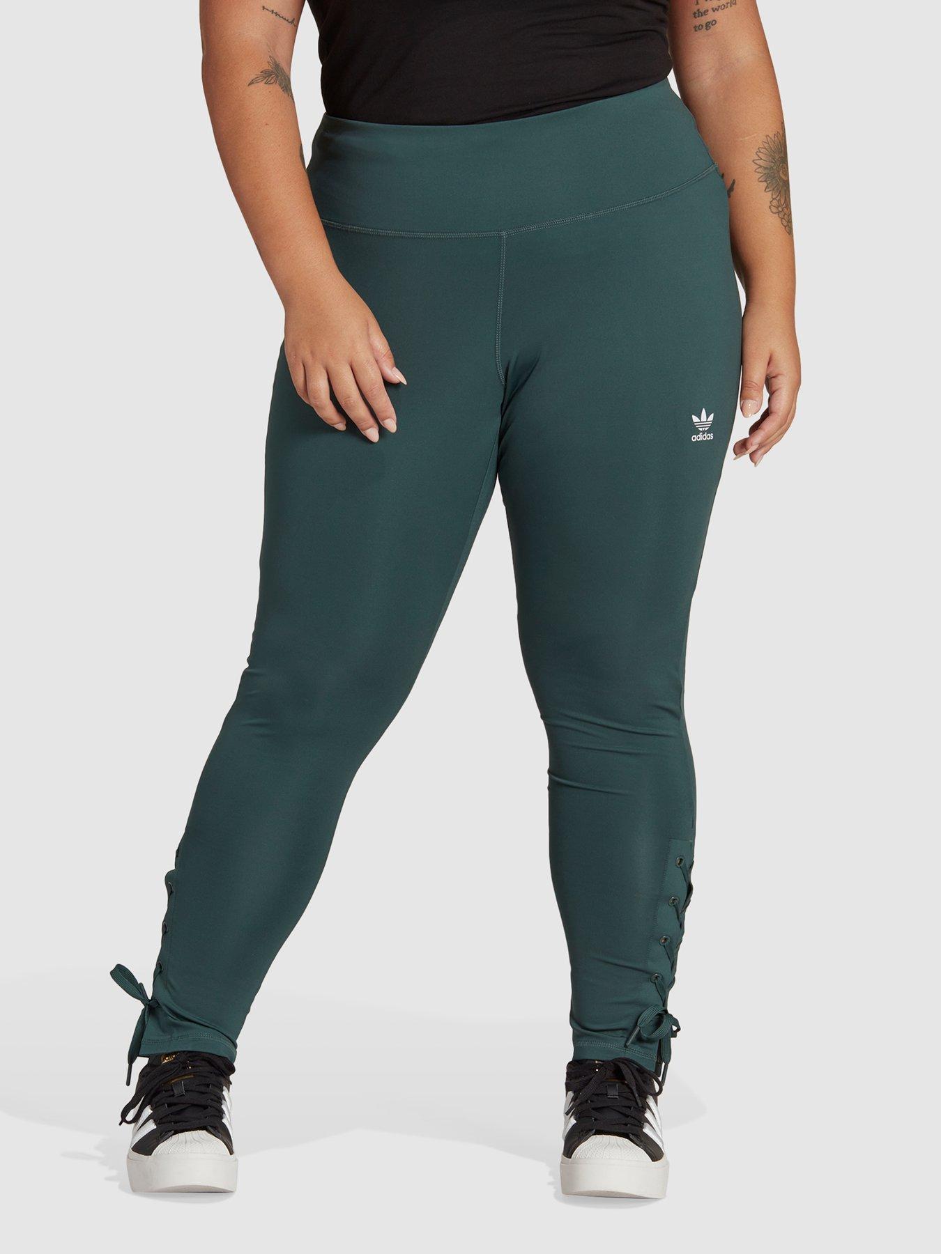 Adidas Womens High Rise Full Length Leggings Plus