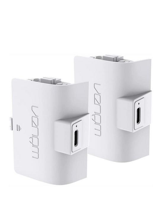 front image of venom-high-capacity-rechargeable-battery-pack-white