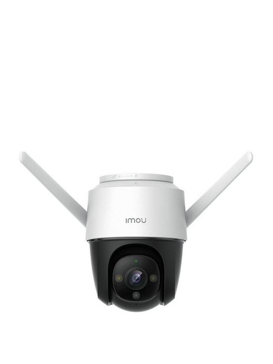 front image of imou-outdoor-pantilt-camera-2k-full-colour-nightvision-spotlights-ai-human-detection-2-way-audio-110db-siren-local-hot-spot-connection-h265