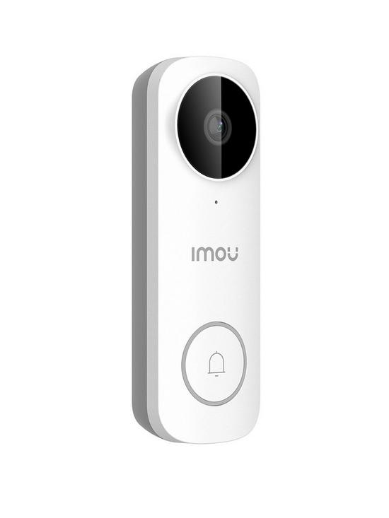 front image of imou-outdoor-doorbell-2k-built-in-spotlight-ai-human-detection-2-way-audio