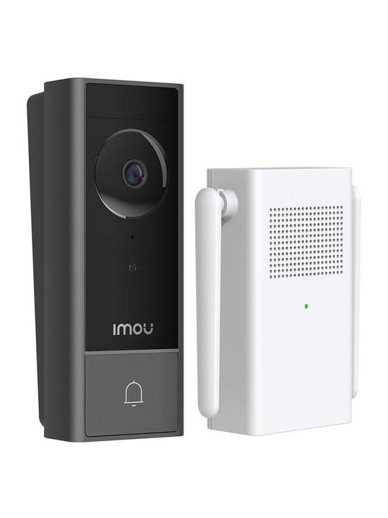front image of imou-outdoor-battery-doorbell-2k-built-in-spotlight-ai-human-detection-2-way-audio