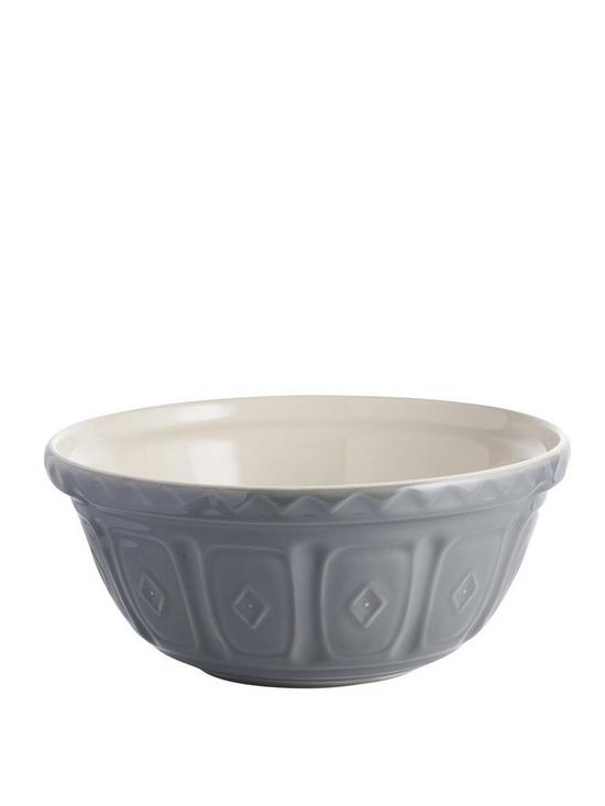 front image of mason-cash-colour-mix-grey-mixing-bowl