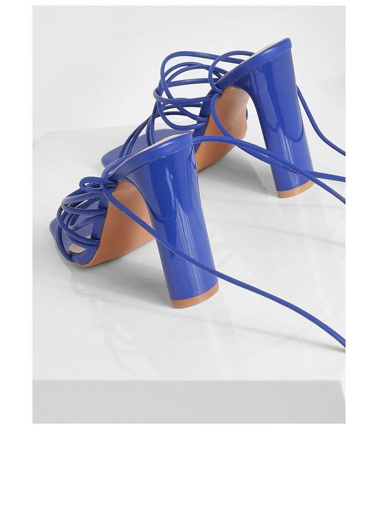 stillFront image of boohoo-lace-up-strappy-heels