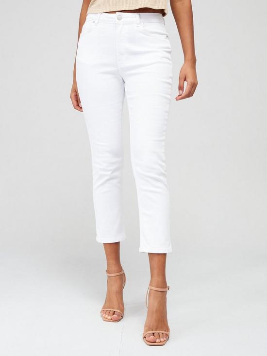 front image of v-by-very-comfort-stretch-slim-jean-white