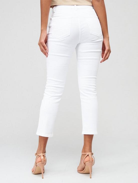 stillFront image of v-by-very-comfort-stretch-slim-jean-white