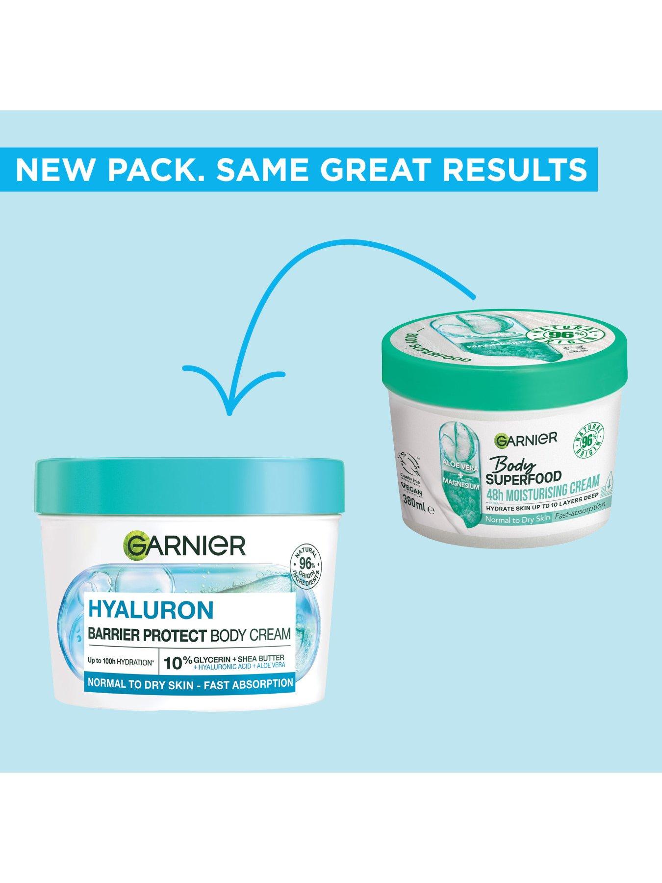 Garnier Hyaluron Barrier Protect Body Cream with Aloe Vera | Littlewoods