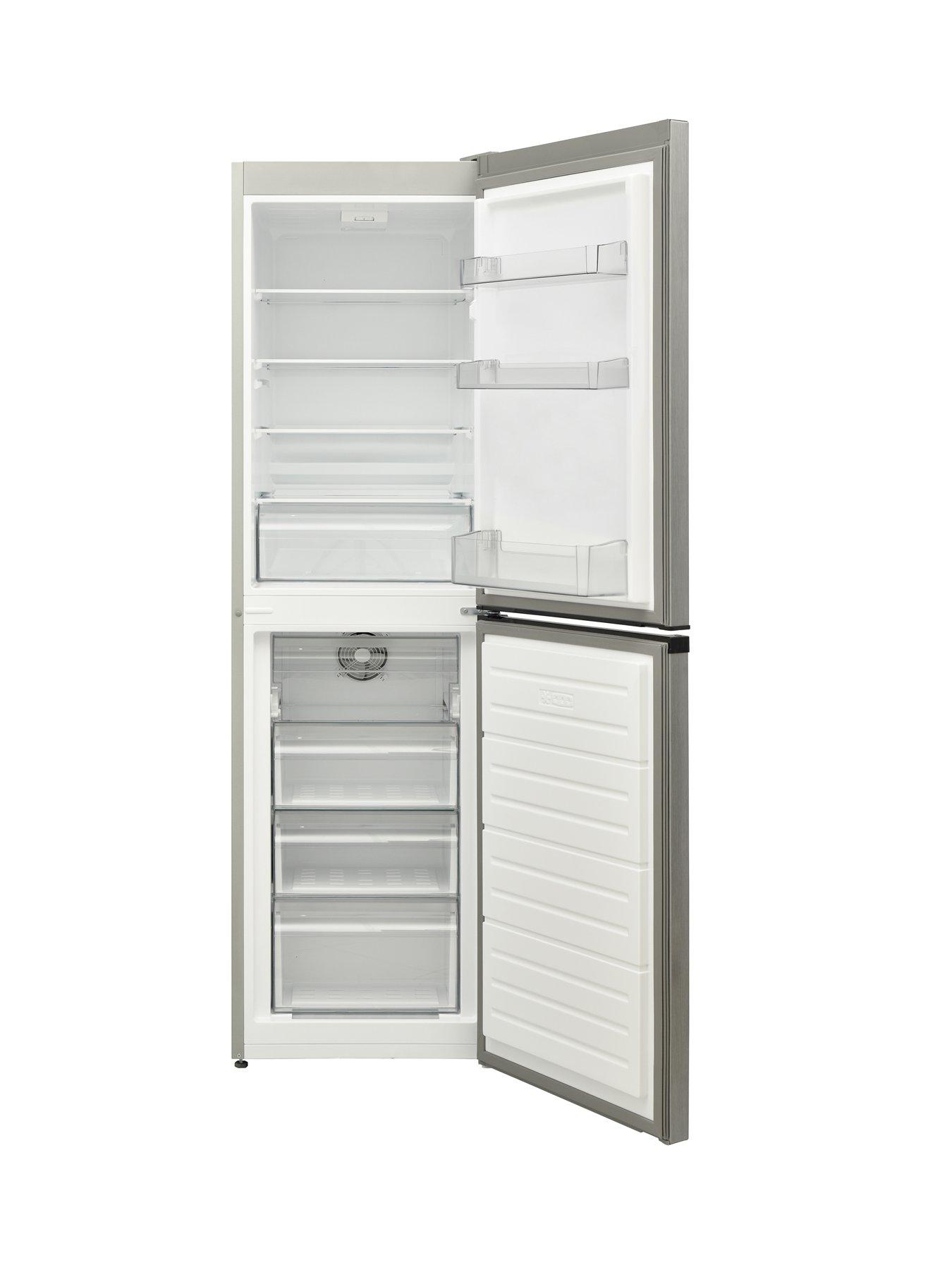  image of swan-sr158110s-54cm-wide-183cm-high-freestanding-frost-free-fridge-freezer-silver