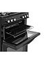  image of swan-sx158130b-freestanding-60cm-wide-double-oven-gas-cookernbsp--black