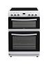  image of swan-sx158160w-freestanding-60cm-wide-double-oven-electric-cooker-white
