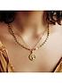  image of rachel-jackson-st-christopher-talisman-charm-gold-necklace