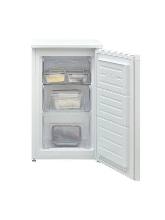 stillFront image of swan-sr15830w-48cm-wide-freestanding-under-counter-freezer-white