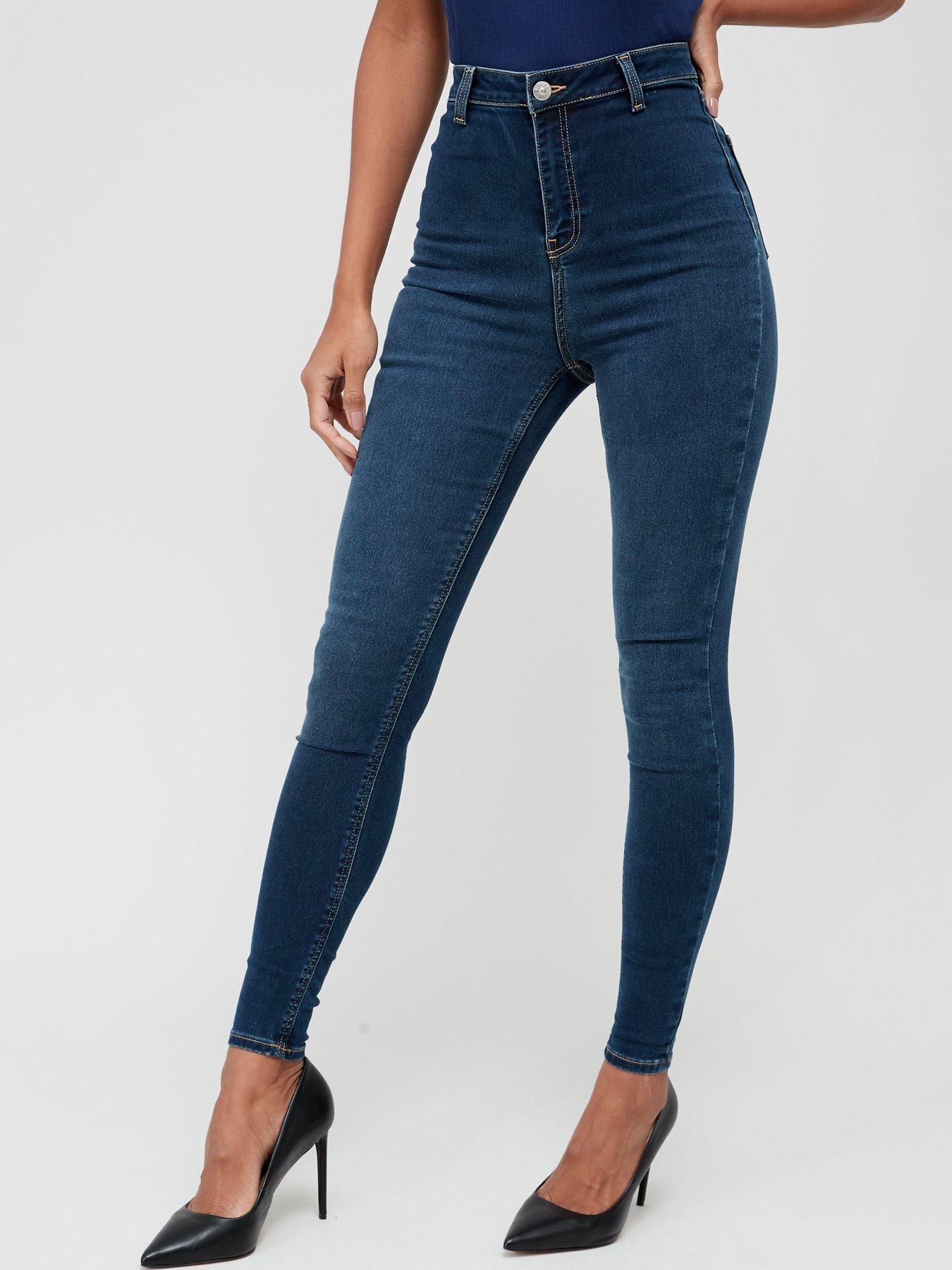 Blue spice high store waist skinny jeans