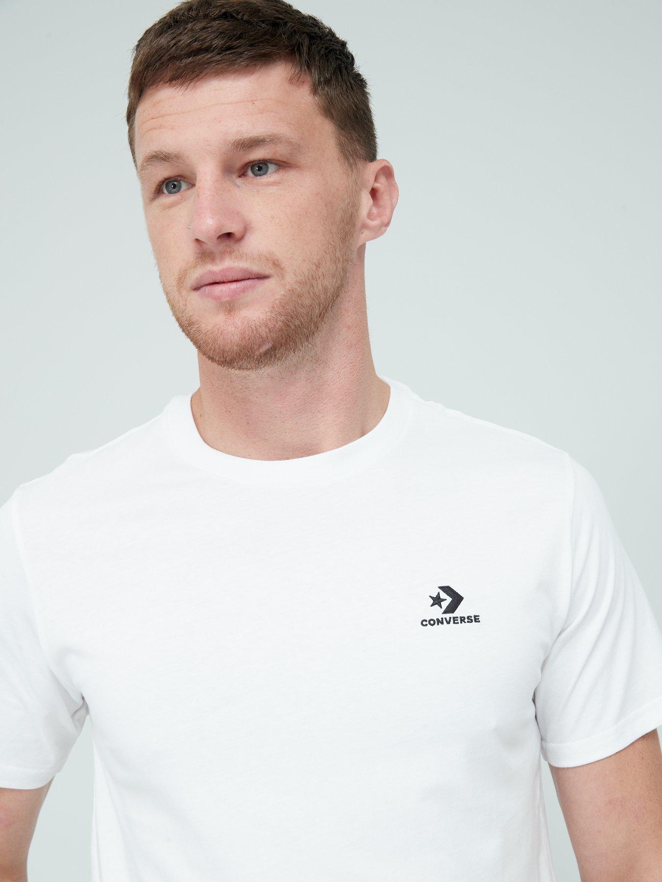  image of converse-star-chevron-t-shirt-white