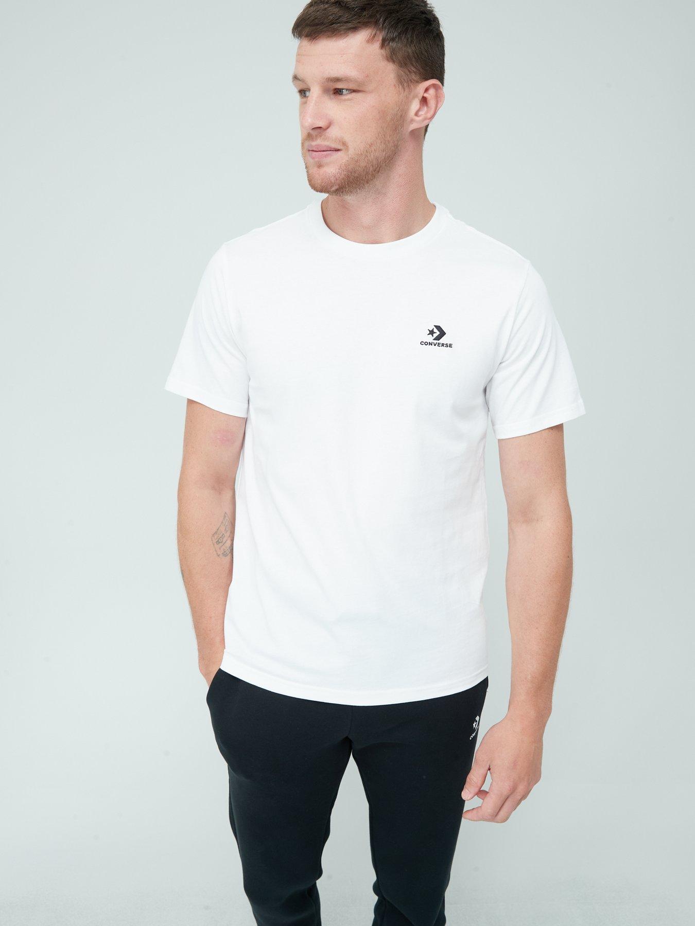  image of converse-star-chevron-t-shirt-white