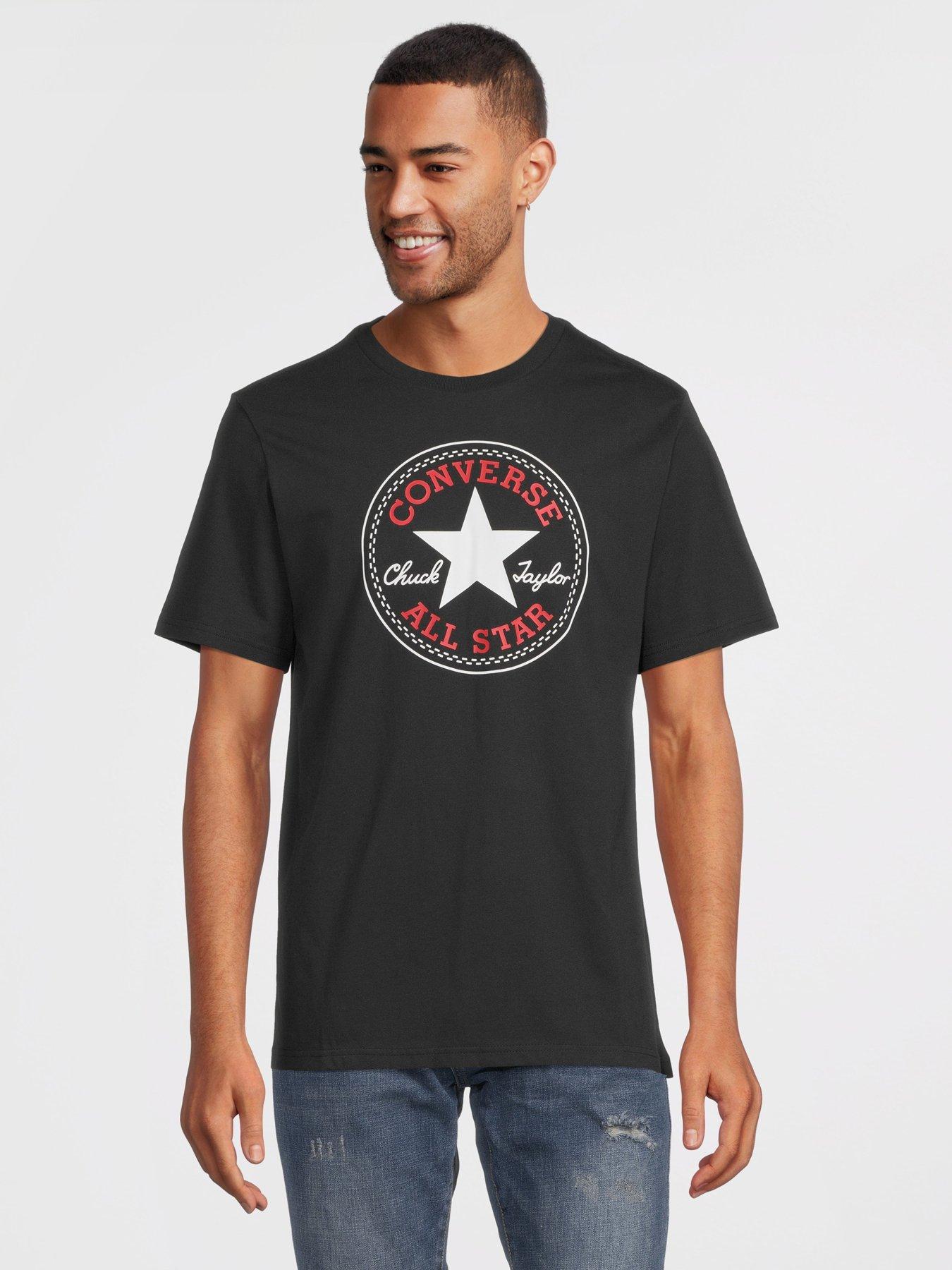 Sale converse round neck t shirt Flash Sales Converse Classic T shirt black converse black