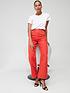  image of v-by-very-high-waist-wide-leg-jean-red