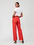  image of v-by-very-high-waist-wide-leg-jean-red