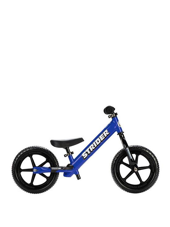 stillFront image of strider-12-sport-balance-bike-blue