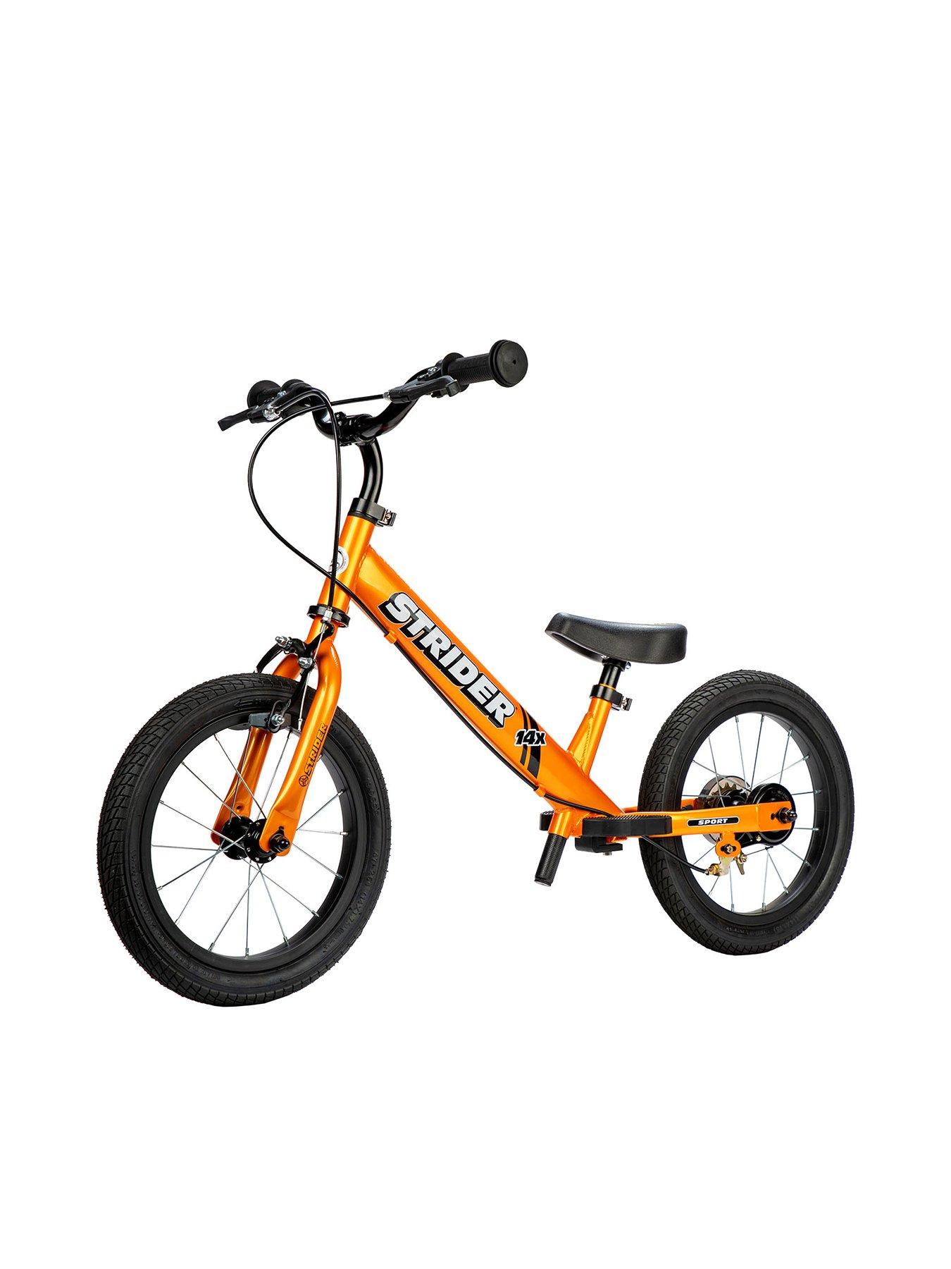 Orange store push bike