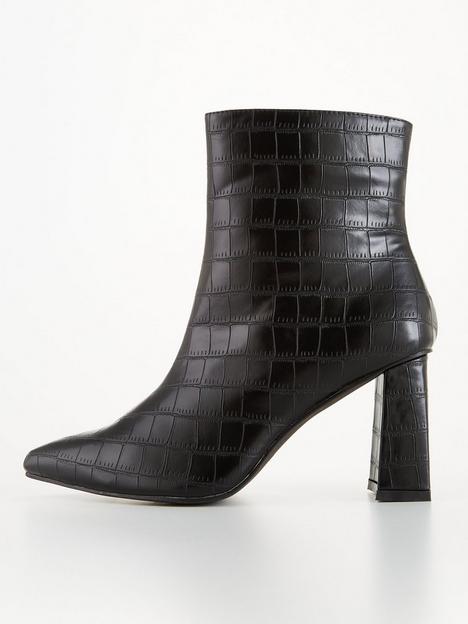 raid-wide-fit-belina-block-heel-croc-ankle-boots-blacknbsp
