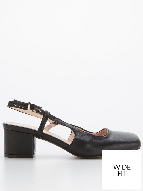 front image of raid-wide-fit-sisily-strappy-block-heel-slingback-black