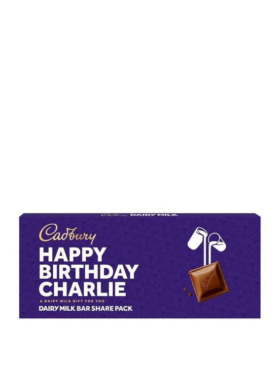 front image of personalised-happy-birthday-cadbury-dairy-milk-share-pack-11kg