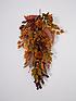  image of very-home-autumn-pre-lit-leaf-teardrop-wreath-70-x-25-cm