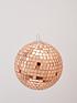  image of mirror-ball-hanging-christmas-tree-ornaments--nbspset-of-6