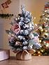  image of very-home-frosted-rose-table-top-tree