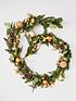  image of very-home-copper-and-gold-pre-lit-christmas-garland