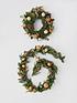  image of very-home-copper-and-gold-pre-lit-christmas-garland