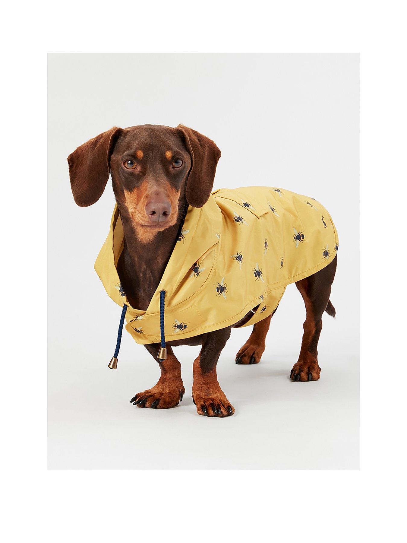 Image 1 of 6 of Joules Golightly Printed Water Resistant Packaway Dog Jacket -&nbsp;Medium