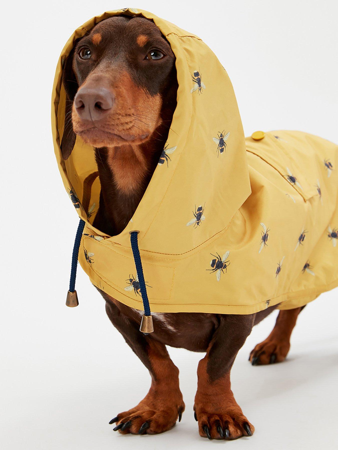 Image 4 of 6 of Joules Golightly Printed Water Resistant Packaway Dog Jacket -&nbsp;Medium