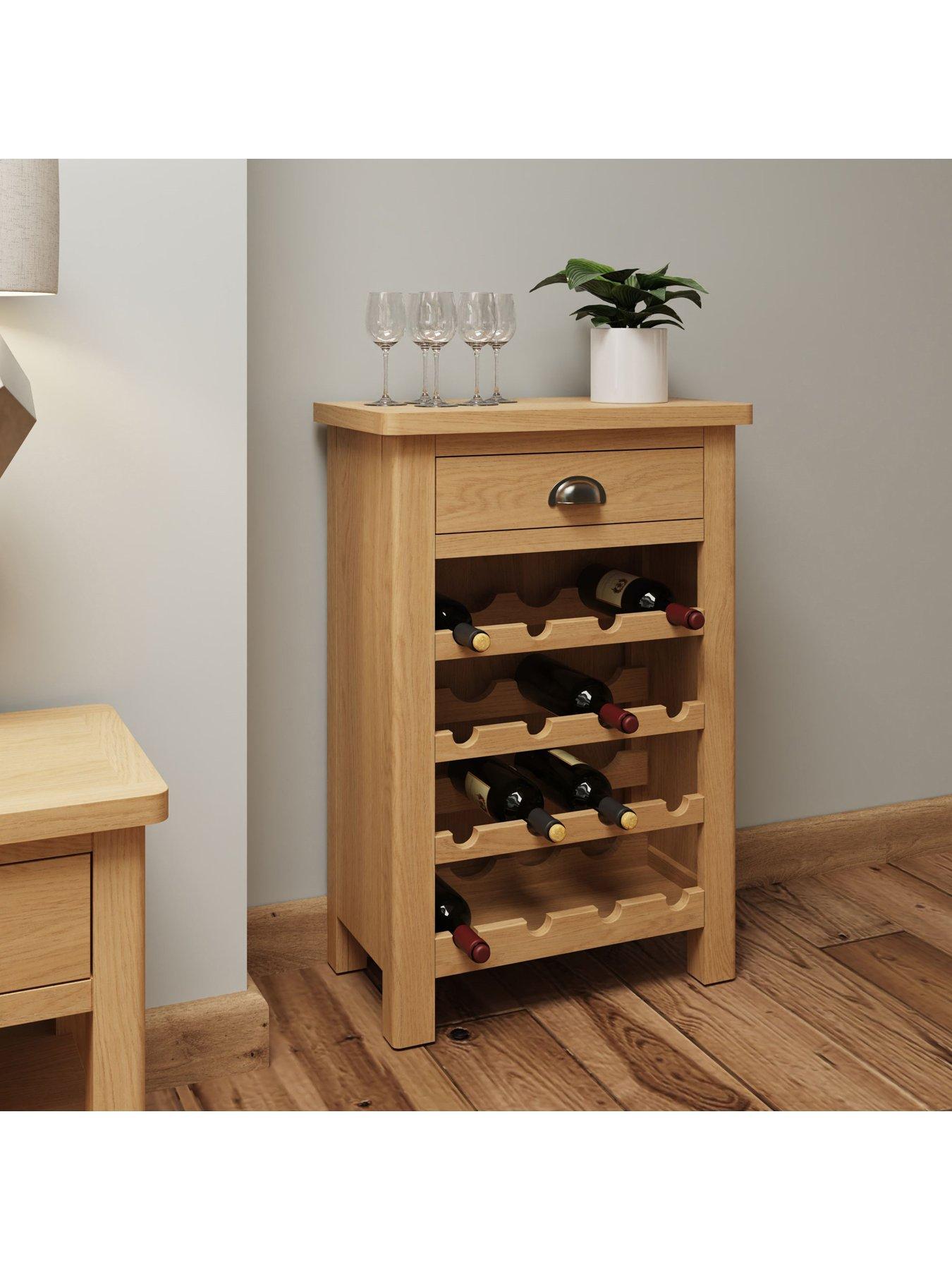 KInteriors Shelton Ready Assembled Solid Wood Wine