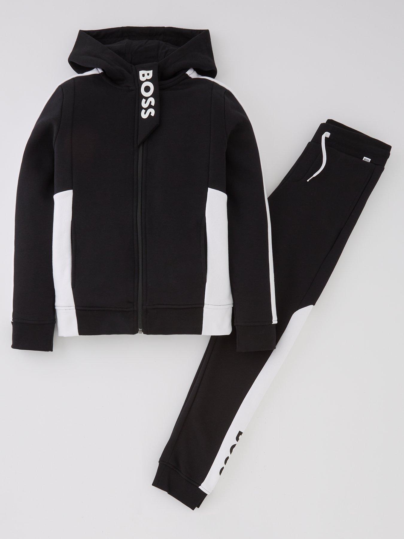 Boys hugo boss on sale tracksuit