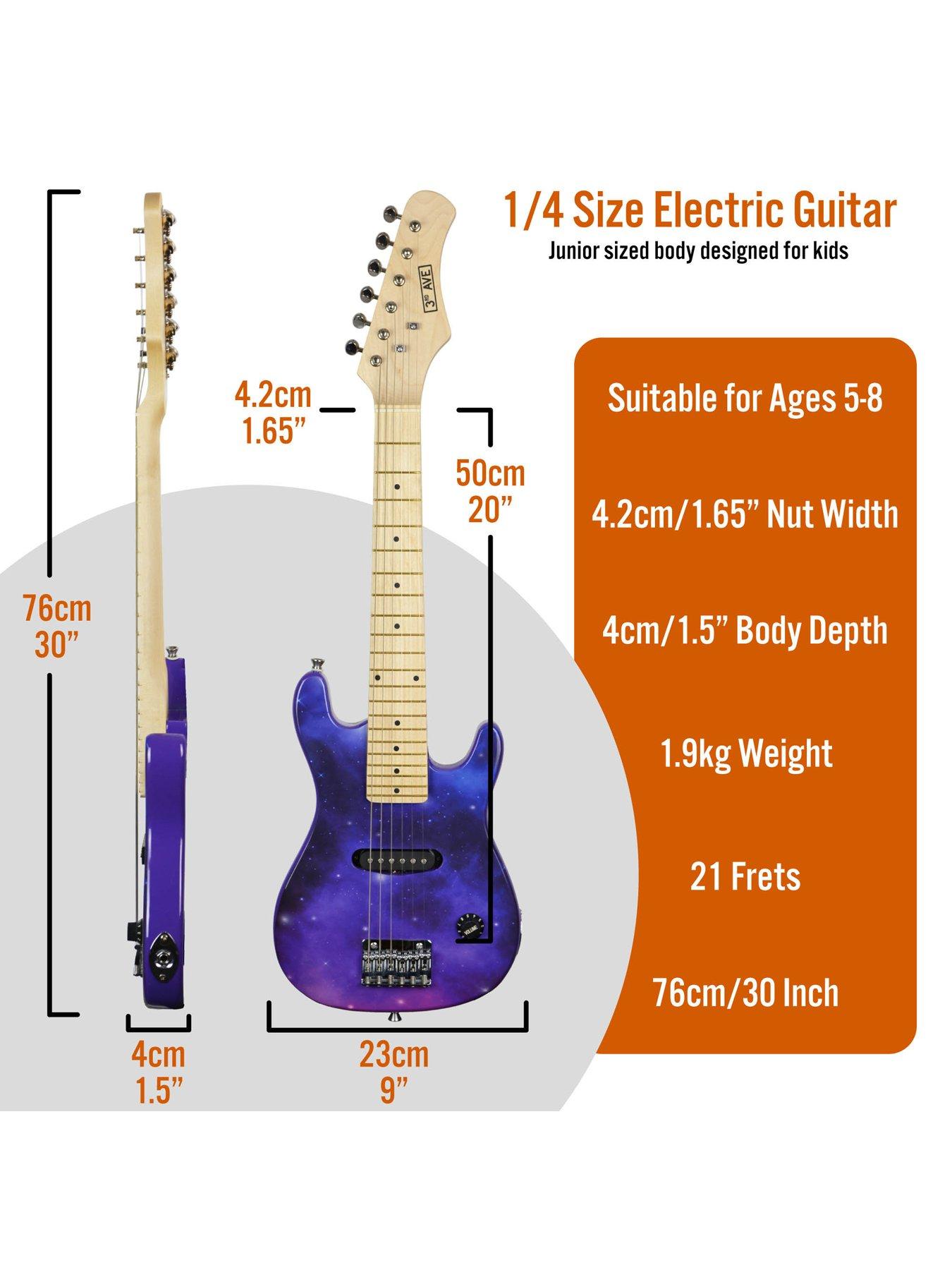 3rd Avenue Junior Electric Guitar Pack Purpleburst