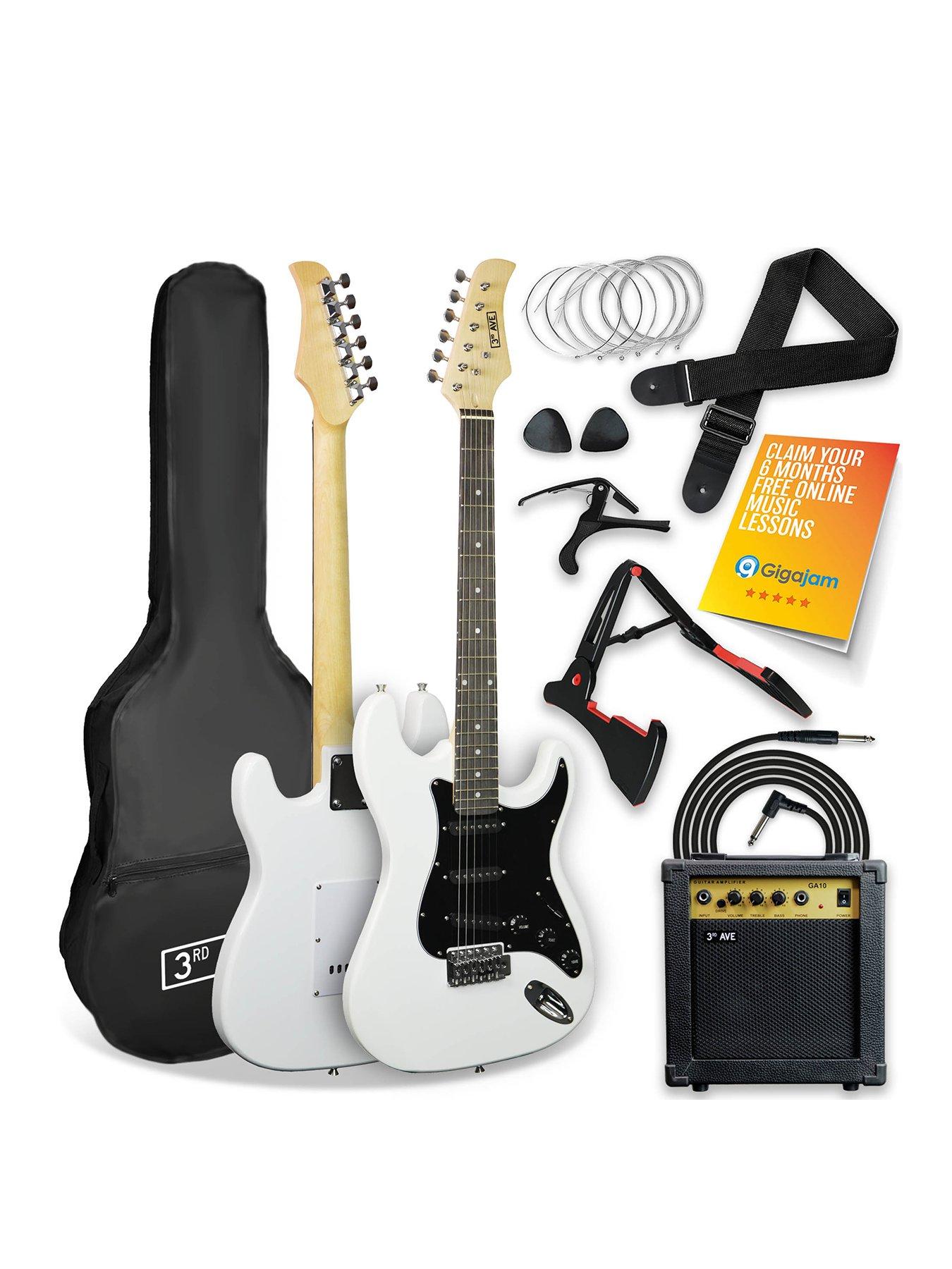 full-size-44-electric-guitar-ultimate-kit-with-10w-amp-6-months-free-lessons-white