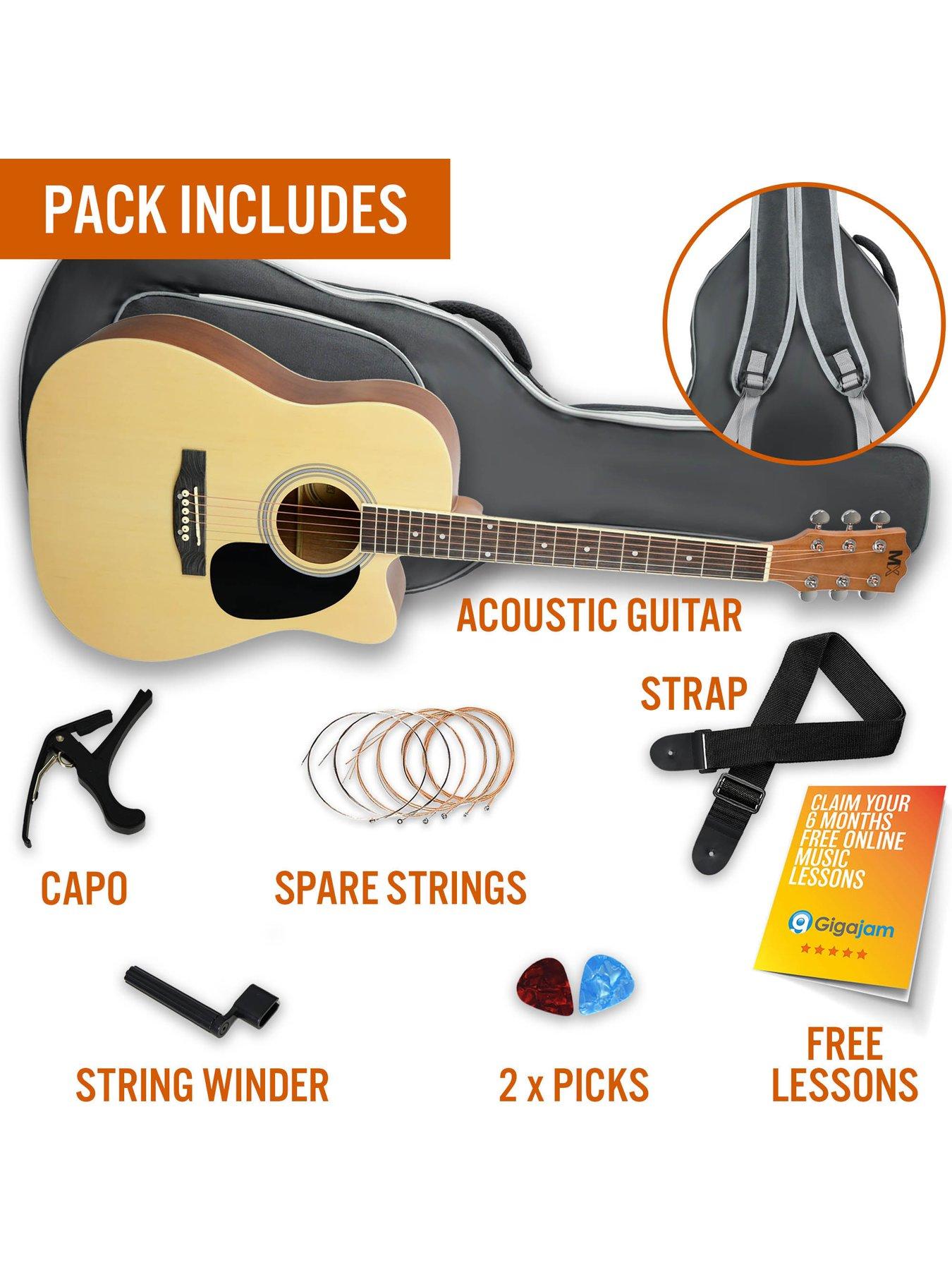  image of mx-by-3rd-avenue-performance-series-acoustic-guitar-full-size-guitar-package-natural
