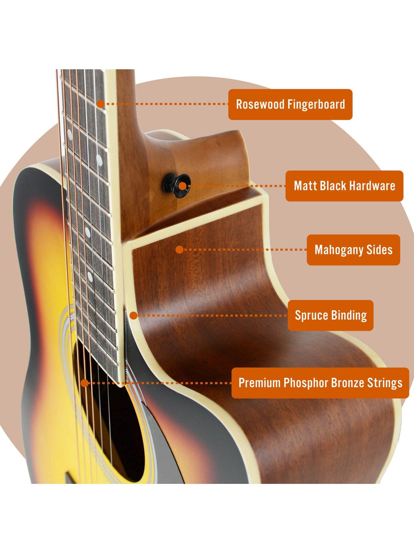  image of mx-by-3rd-avenue-performance-series-acoustic-guitar-full-size-guitar-package-sunburst