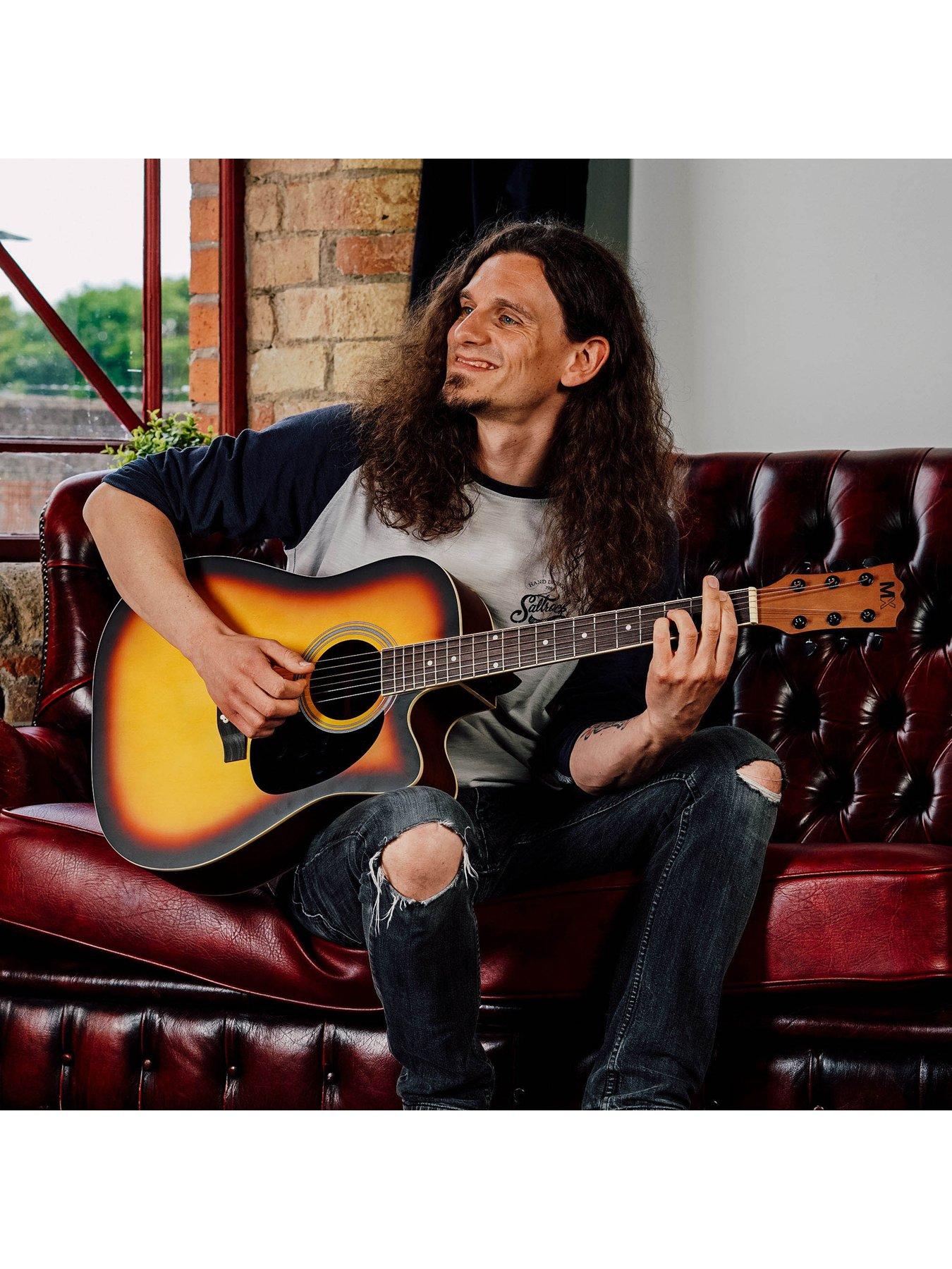  image of mx-by-3rd-avenue-performance-series-acoustic-guitar-full-size-guitar-package-sunburst