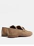  image of river-island-suede-snaffle-loafer-stone
